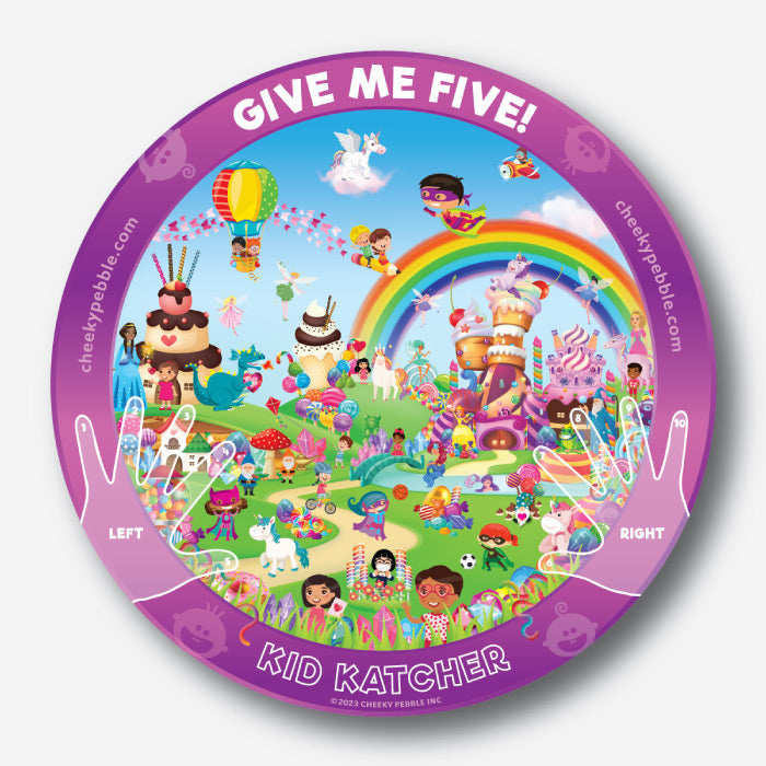 Candy & Castles 🍭 'Give Me Five' Kid Katcher Vehicle Magnet