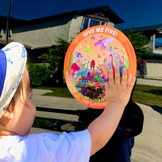 Dinosaur 'Give Me Five' Kid Katcher Vehicle Magnet 🦖