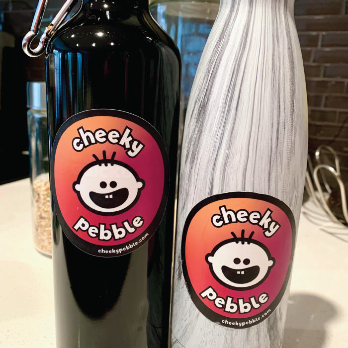 Cheeky Pebble Icon Sticker