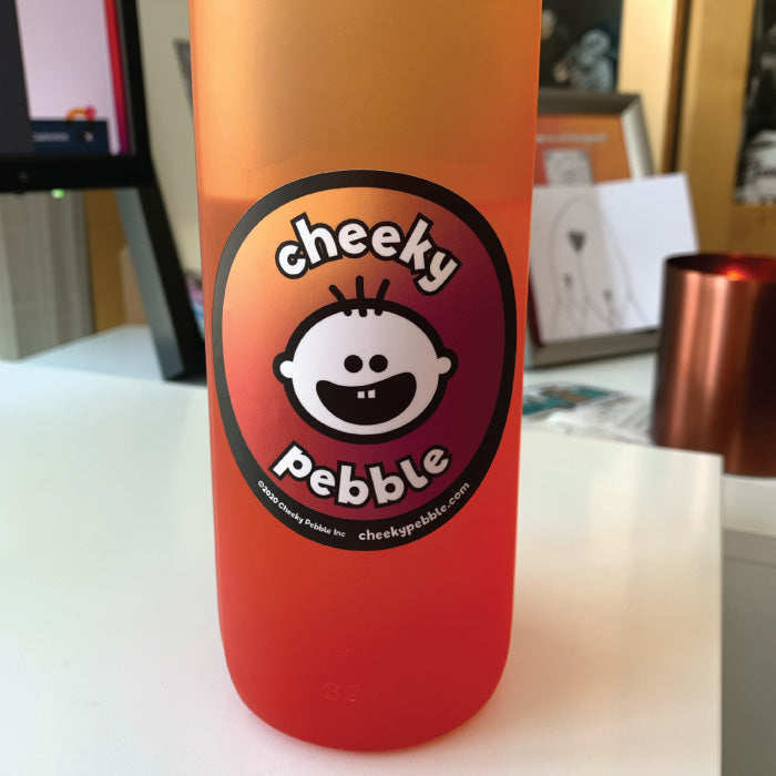 Cheeky Pebble Icon Sticker