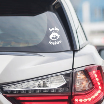 'Baby Inside' Cheeky Pebble Decal Set for vehicles