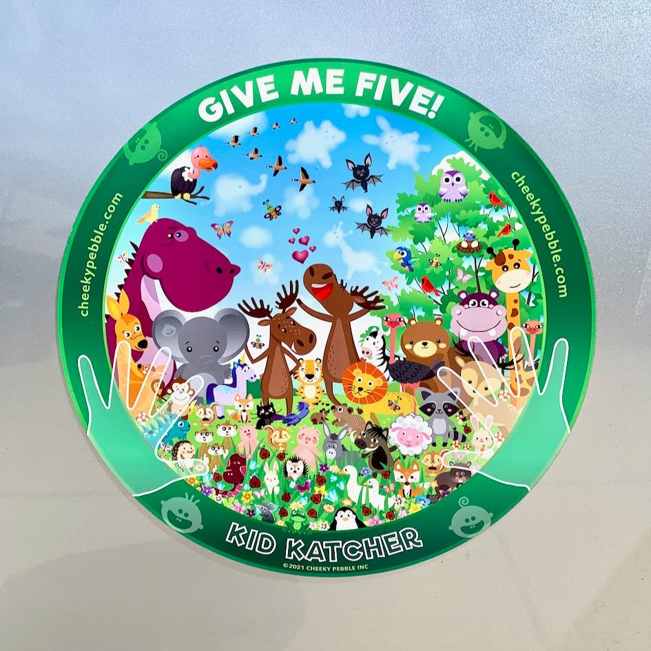Animals 🦊 'Give Me Five' Kid Katcher© Vehicle Magnet