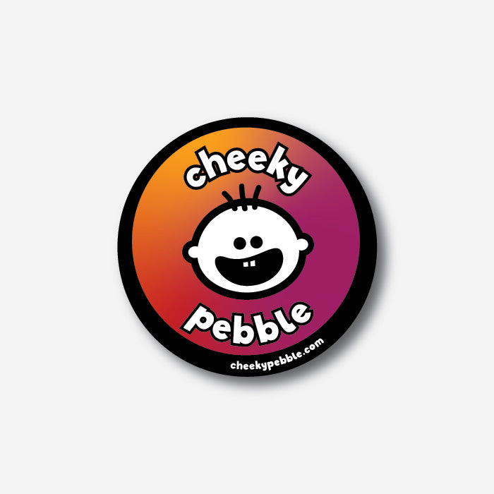 Cheeky Pebble Icon Sticker